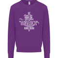 Raise Aim Shoot Funny Archery Archer Mens Sweatshirt Jumper Purple