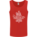 Raise Aim Shoot Funny Archery Archer Mens Vest Tank Top Red