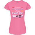 Raise Aim Shoot Funny Archery Archer Womens Petite Cut T-Shirt Azalea