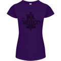 Raise Aim Shoot Funny Archery Archer Womens Petite Cut T-Shirt Purple