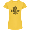 Raise Aim Shoot Funny Archery Archer Womens Petite Cut T-Shirt Yellow