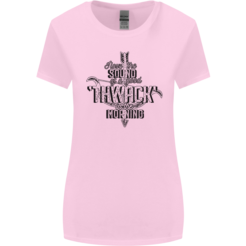 Raise Aim Shoot Funny Archery Archer Womens Wider Cut T-Shirt Light Pink