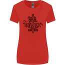 Raise Aim Shoot Funny Archery Archer Womens Wider Cut T-Shirt Red