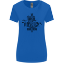 Raise Aim Shoot Funny Archery Archer Womens Wider Cut T-Shirt Royal Blue