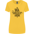 Raise Aim Shoot Funny Archery Archer Womens Wider Cut T-Shirt Yellow