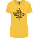 Raise Aim Shoot Funny Archery Archer Womens Wider Cut T-Shirt Yellow