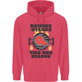 Raising the Steaks Funny BBQ Grill Childrens Kids Hoodie Heliconia