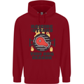 Raising the Steaks Funny BBQ Grill Childrens Kids Hoodie Red