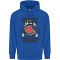 Raising the Steaks Funny BBQ Grill Childrens Kids Hoodie Royal Blue