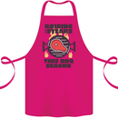 Raising the Steaks Funny BBQ Grill Cotton Apron 100% Organic Pink