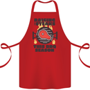 Raising the Steaks Funny BBQ Grill Cotton Apron 100% Organic Red