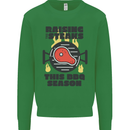 Raising the Steaks Funny BBQ Grill Kids Sweatshirt Jumper Irish Green