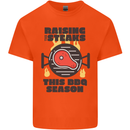 Raising the Steaks Funny BBQ Grill Mens Cotton T-Shirt Tee Top Orange
