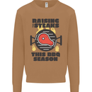 Raising the Steaks Funny BBQ Grill Mens Sweatshirt Jumper Caramel Latte