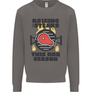 Raising the Steaks Funny BBQ Grill Mens Sweatshirt Jumper Charcoal