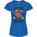 Raising the Steaks Funny BBQ Grill Womens Petite Cut T-Shirt Royal Blue