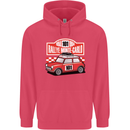 Rallye Monte Carlo Mini Rally Car Childrens Kids Hoodie Heliconia