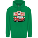 Rallye Monte Carlo Mini Rally Car Childrens Kids Hoodie Irish Green