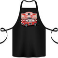 Rallye Monte Carlo Mini Rally Car Cotton Apron 100% Organic Black