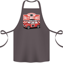 Rallye Monte Carlo Mini Rally Car Cotton Apron 100% Organic Dark Grey
