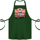 Rallye Monte Carlo Mini Rally Car Cotton Apron 100% Organic Forest Green