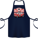 Rallye Monte Carlo Mini Rally Car Cotton Apron 100% Organic Navy Blue
