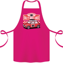 Rallye Monte Carlo Mini Rally Car Cotton Apron 100% Organic Pink