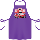 Rallye Monte Carlo Mini Rally Car Cotton Apron 100% Organic Purple