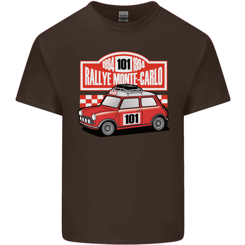 Rallye Monte Carlo Mini Rally Car Kids T-Shirt Childrens Chocolate