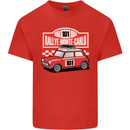 Rallye Monte Carlo Mini Rally Car Kids T-Shirt Childrens Red