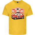 Rallye Monte Carlo Mini Rally Car Kids T-Shirt Childrens Yellow