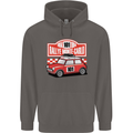 Rallye Monte Carlo Mini Rally Car Mens 80% Cotton Hoodie Charcoal
