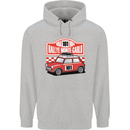 Rallye Monte Carlo Mini Rally Car Mens 80% Cotton Hoodie Sports Grey