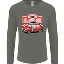 Rallye Monte Carlo Mini Rally Car Mens Long Sleeve T-Shirt Charcoal