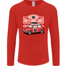 Rallye Monte Carlo Mini Rally Car Mens Long Sleeve T-Shirt Red