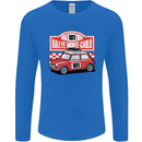 Rallye Monte Carlo Mini Rally Car Mens Long Sleeve T-Shirt Royal Blue