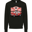 Rallye Monte Carlo Mini Rally Car Mens Sweatshirt Jumper Black