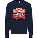 Rallye Monte Carlo Mini Rally Car Mens Sweatshirt Jumper Navy Blue