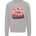Rallye Monte Carlo Mini Rally Car Mens Sweatshirt Jumper Sports Grey