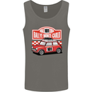 Rallye Monte Carlo Mini Rally Car Mens Vest Tank Top Charcoal