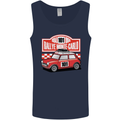 Rallye Monte Carlo Mini Rally Car Mens Vest Tank Top Navy Blue