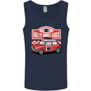 Rallye Monte Carlo Mini Rally Car Mens Vest Tank Top Navy Blue