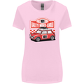 Rallye Monte Carlo Mini Rally Car Womens Wider Cut T-Shirt Light Pink