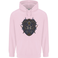 Ram Skull With Respirator Childrens Kids Hoodie Light Pink