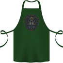Ram Skull With Respirator Cotton Apron 100% Organic Forest Green