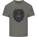 Ram Skull With Respirator Kids T-Shirt Childrens Charcoal