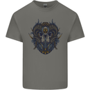 Ram Skull With Respirator Kids T-Shirt Childrens Charcoal