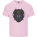 Ram Skull With Respirator Kids T-Shirt Childrens Light Pink