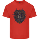 Ram Skull With Respirator Kids T-Shirt Childrens Red