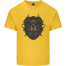 Ram Skull With Respirator Kids T-Shirt Childrens Yellow